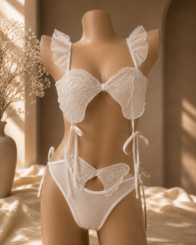 Buttrfly white front