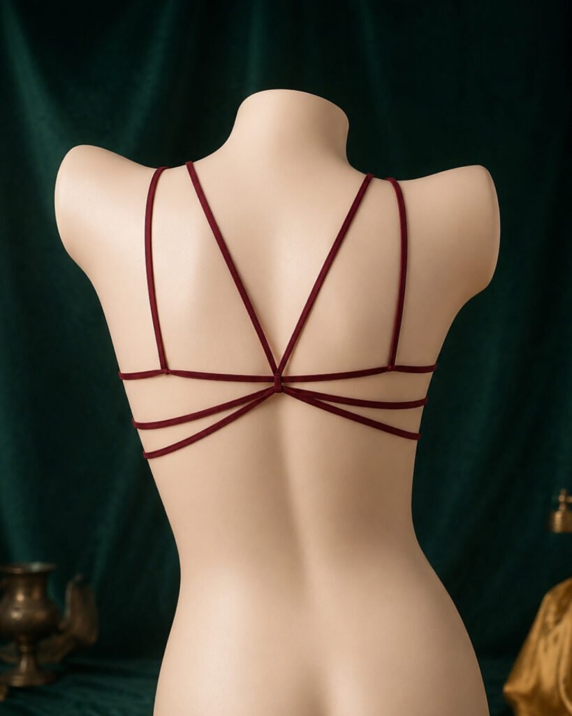 buttrfly bra bck red