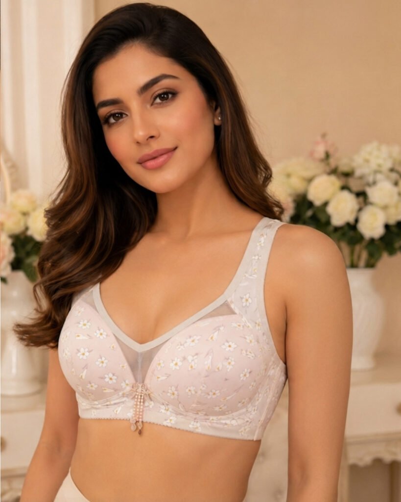 cotton net bra frnt