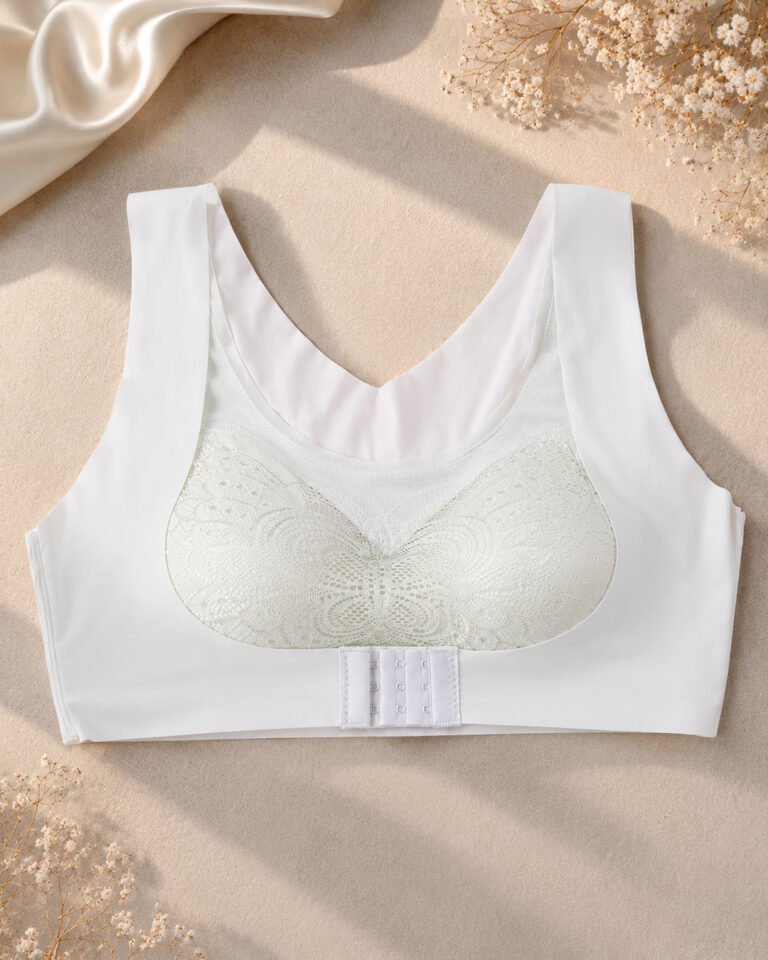Pista Front Closure Push-Up Bra Flat Lay