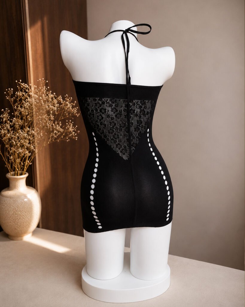 Stocking blk bck 11
