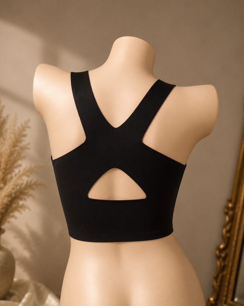 black blouse pushupbra bck