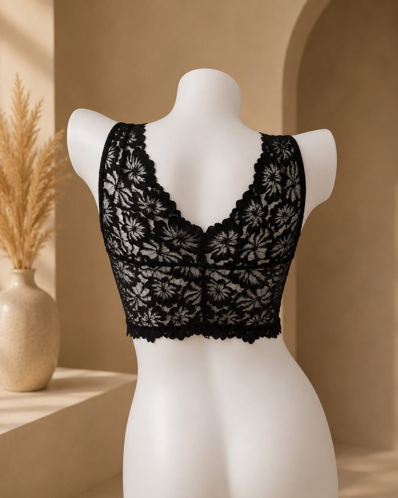 blouse black bck