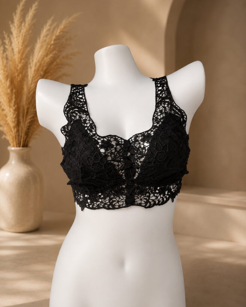 blouse black frnt