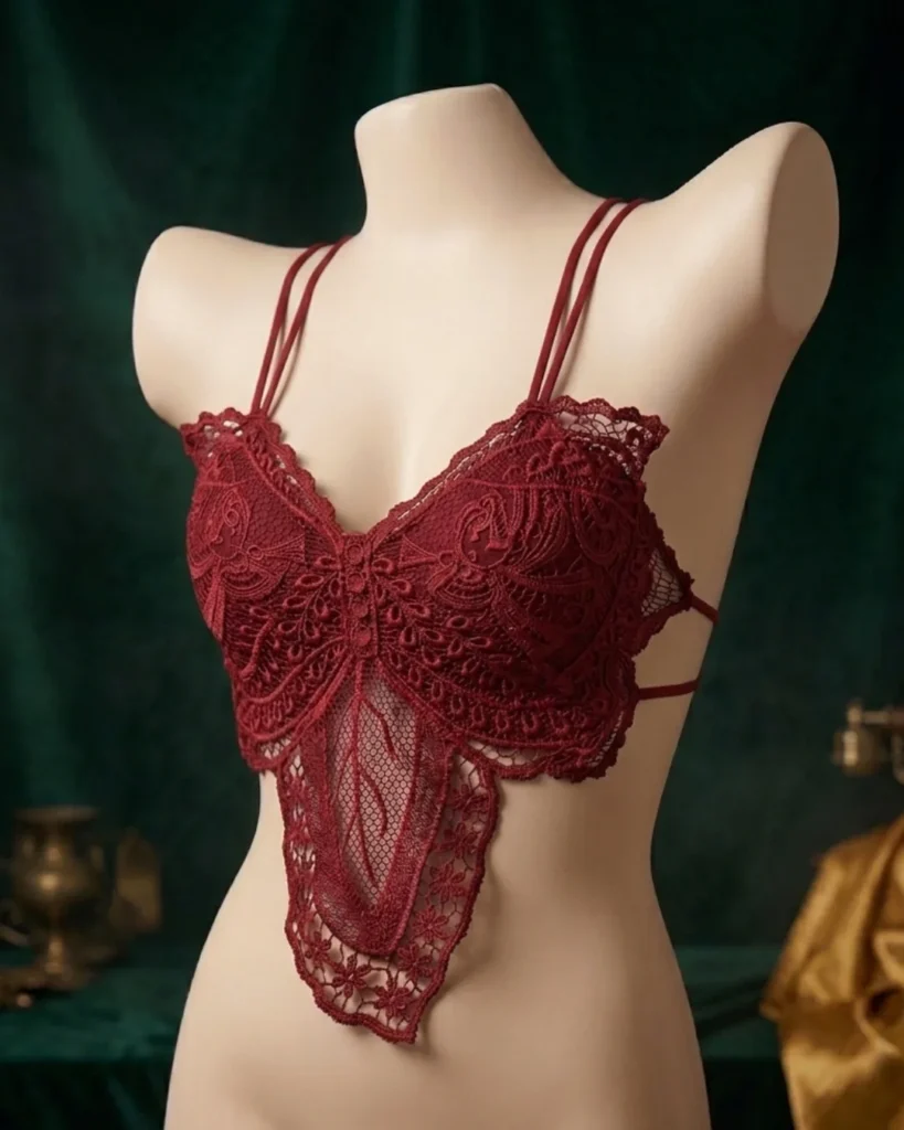 Soft wire-free bralette for comfort and style