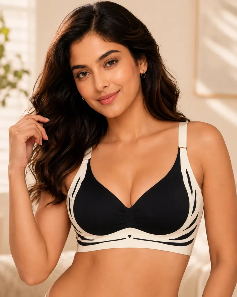 Supportive full coverage bra for comfort